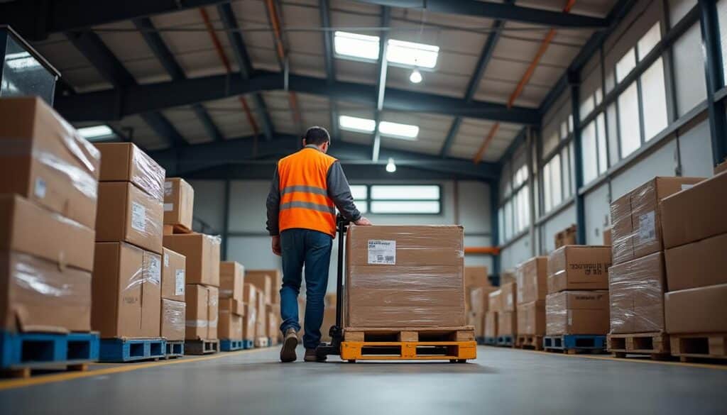 Meilleures pratiques pour gérer le stockage dans un entrepôt logistique avec un transpalette