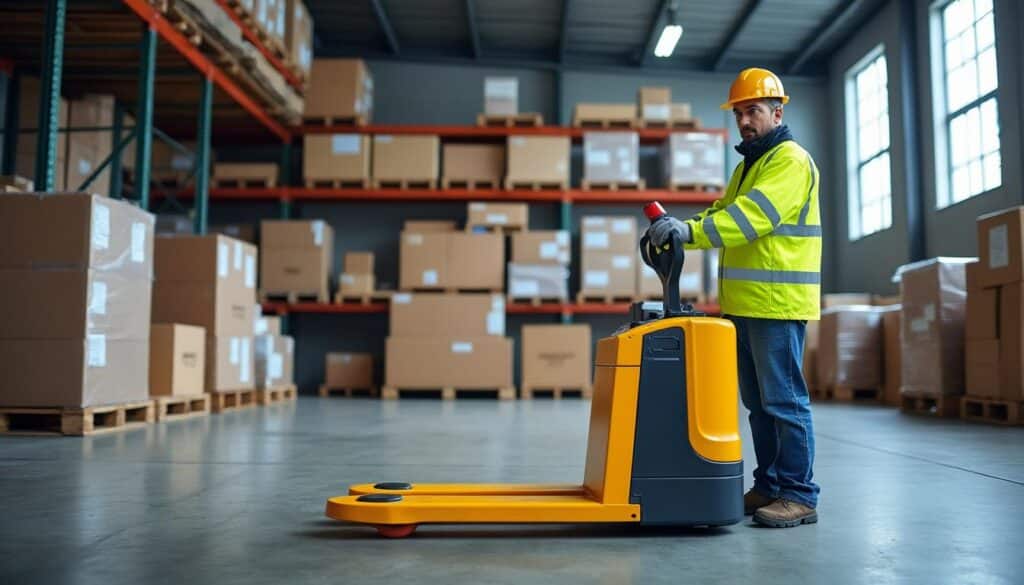 Comment assurer la sécurité d’utilisation d’un transpalette en logistique ?