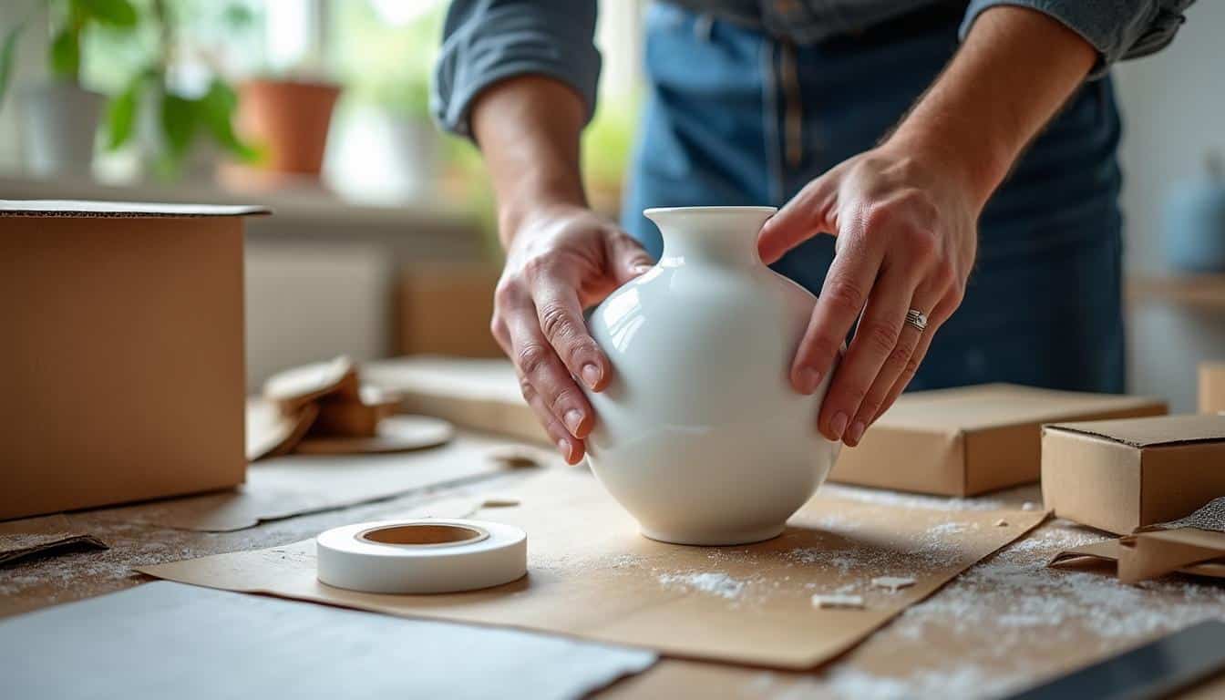 Les services d’un transporteur de déménagement pour l’emballage des objets fragiles