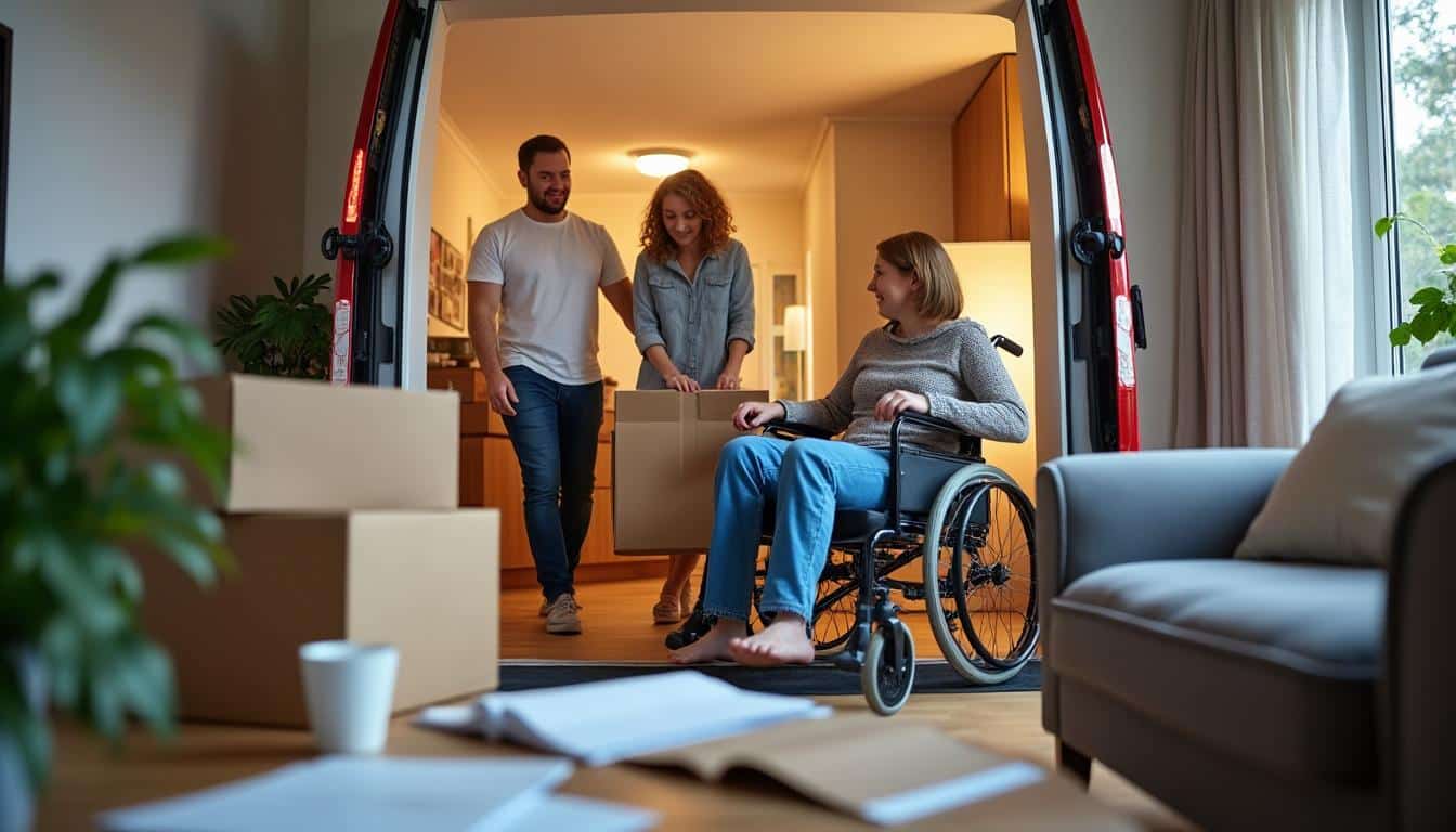 Illustration: Comprendre l’aide au déménagement proposée par la MDPH