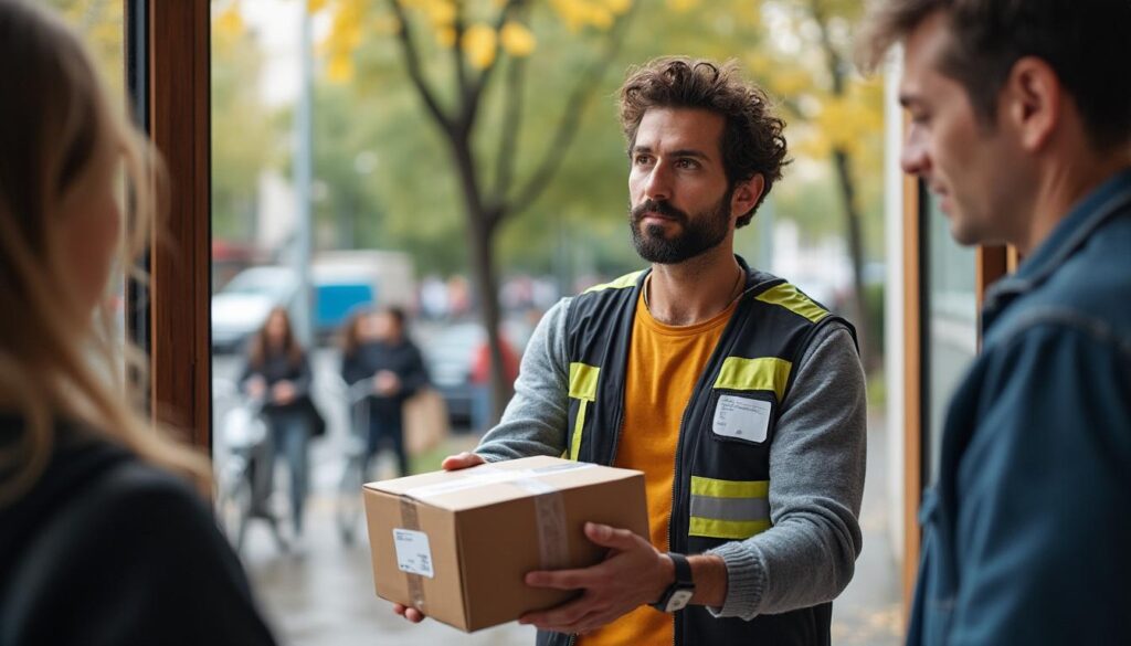 Quelles sont les procédures lors de la remise d'un colis au destinataire