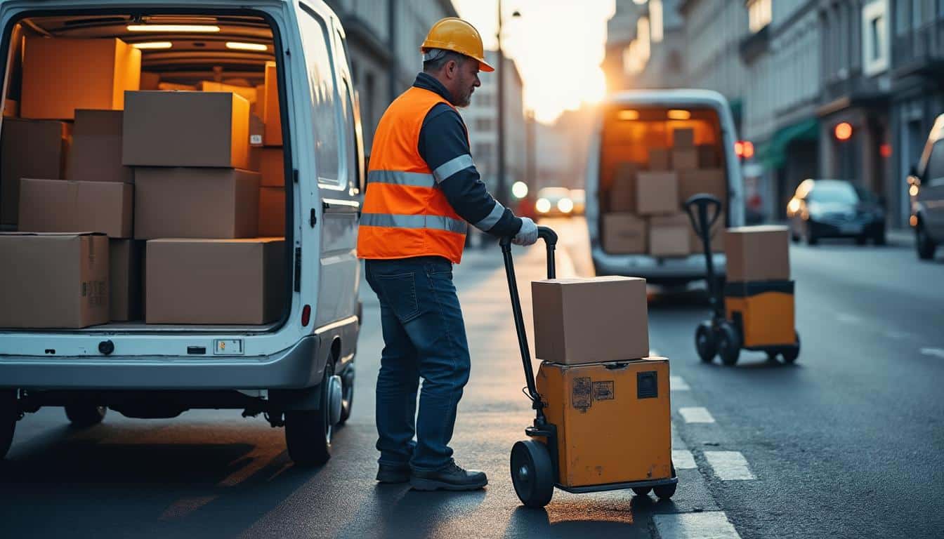 Illustration: Comprendre le transport léger de marchandises : caractéristiques et spécificités