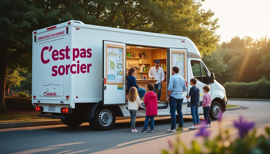 Le camion de C’est pas sorcier, laboratoire scientifique emblématique