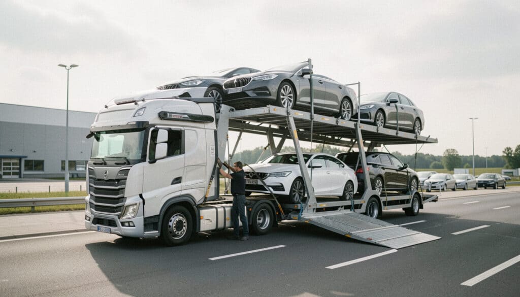 Transport de voiture par camion : prix, délais et options
