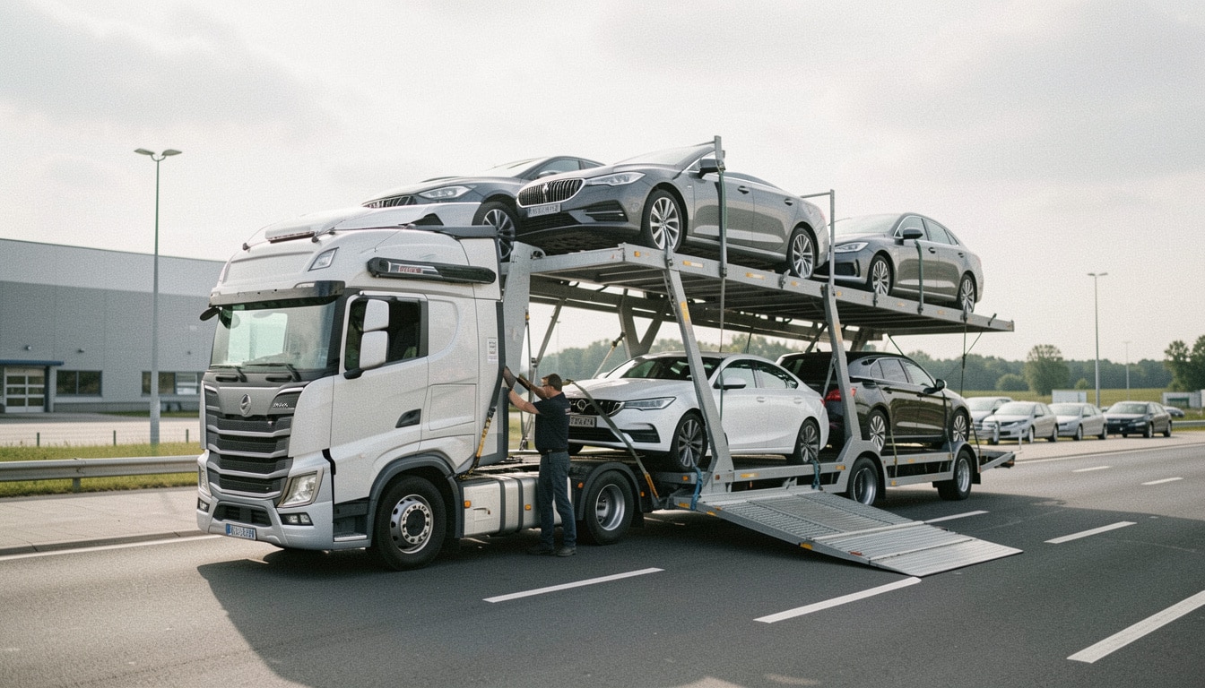 Transport de voiture par camion : prix, délais et options