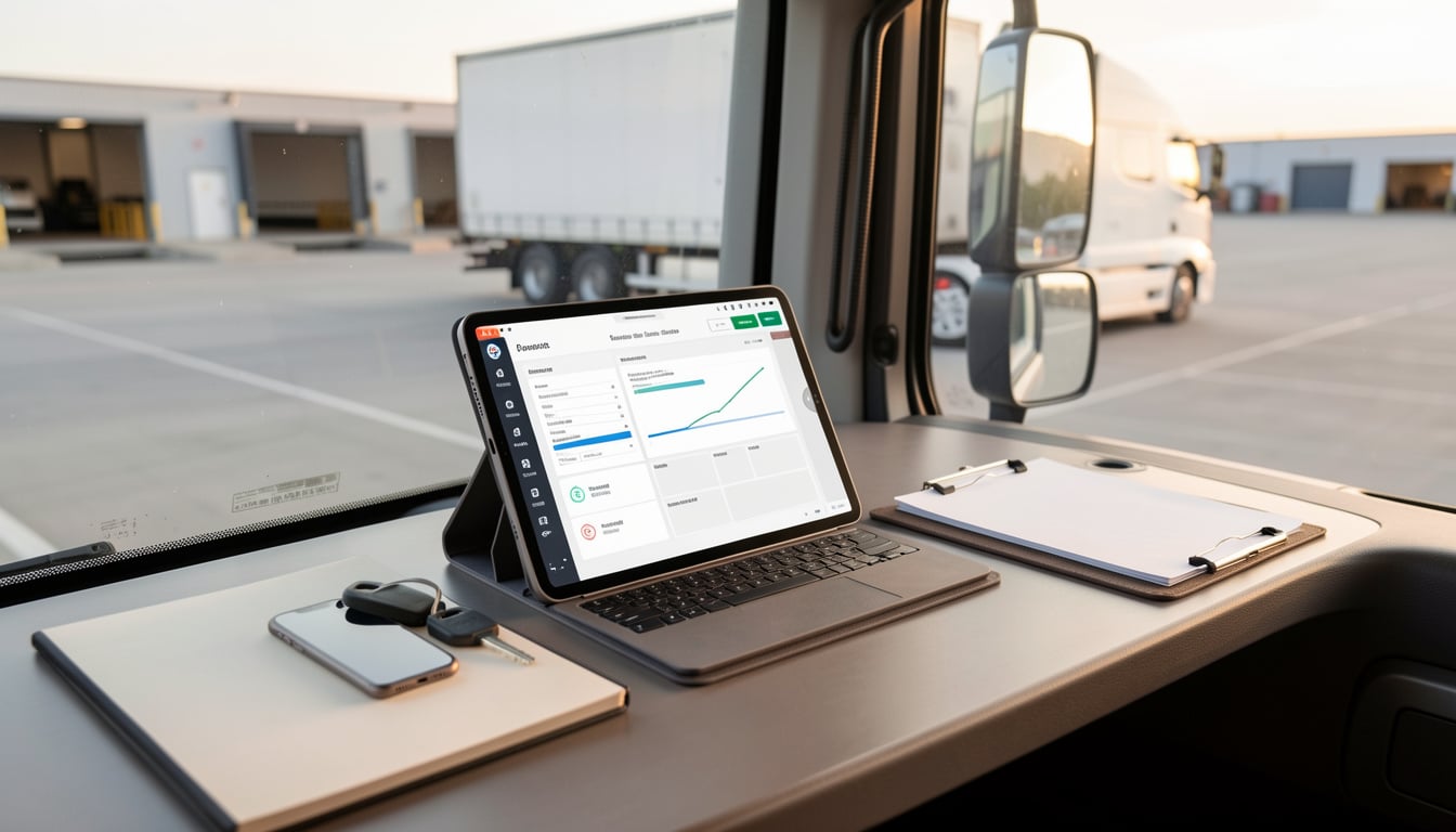 Illustration - La lettre de voiture électronique redéfinit la gestion documentaire du transport routier