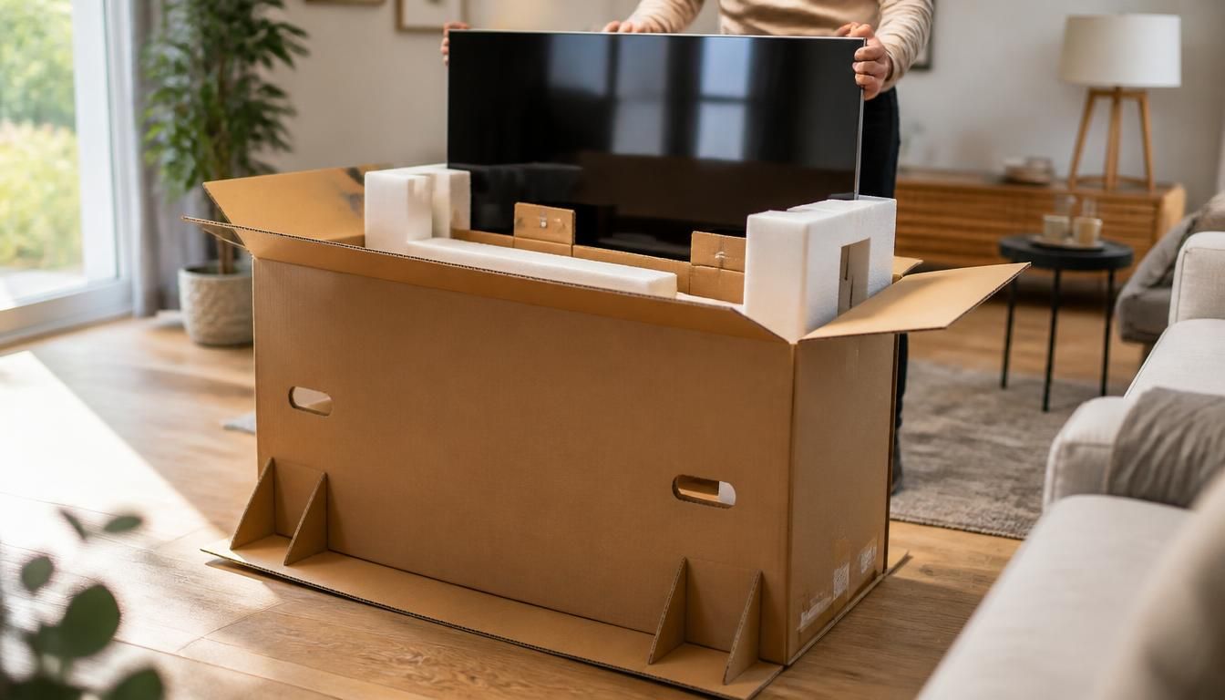 Carton pour téléviseur : bien choisir et protéger