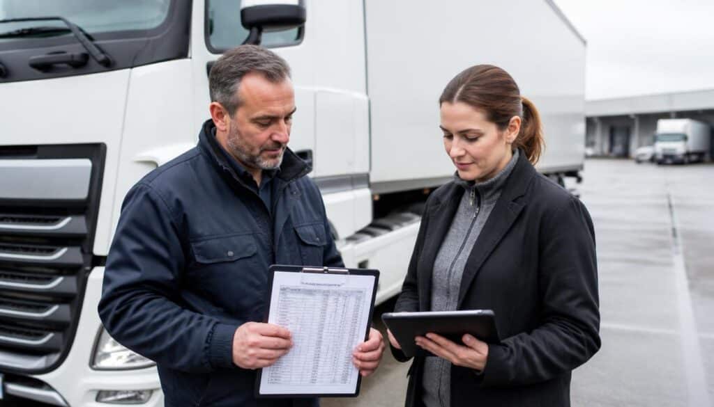 Coefficients du transport routier et grille de salaire